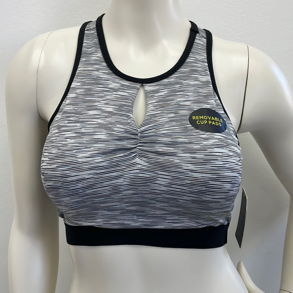 NWT • Front Keyhole Racerback Sport Bra